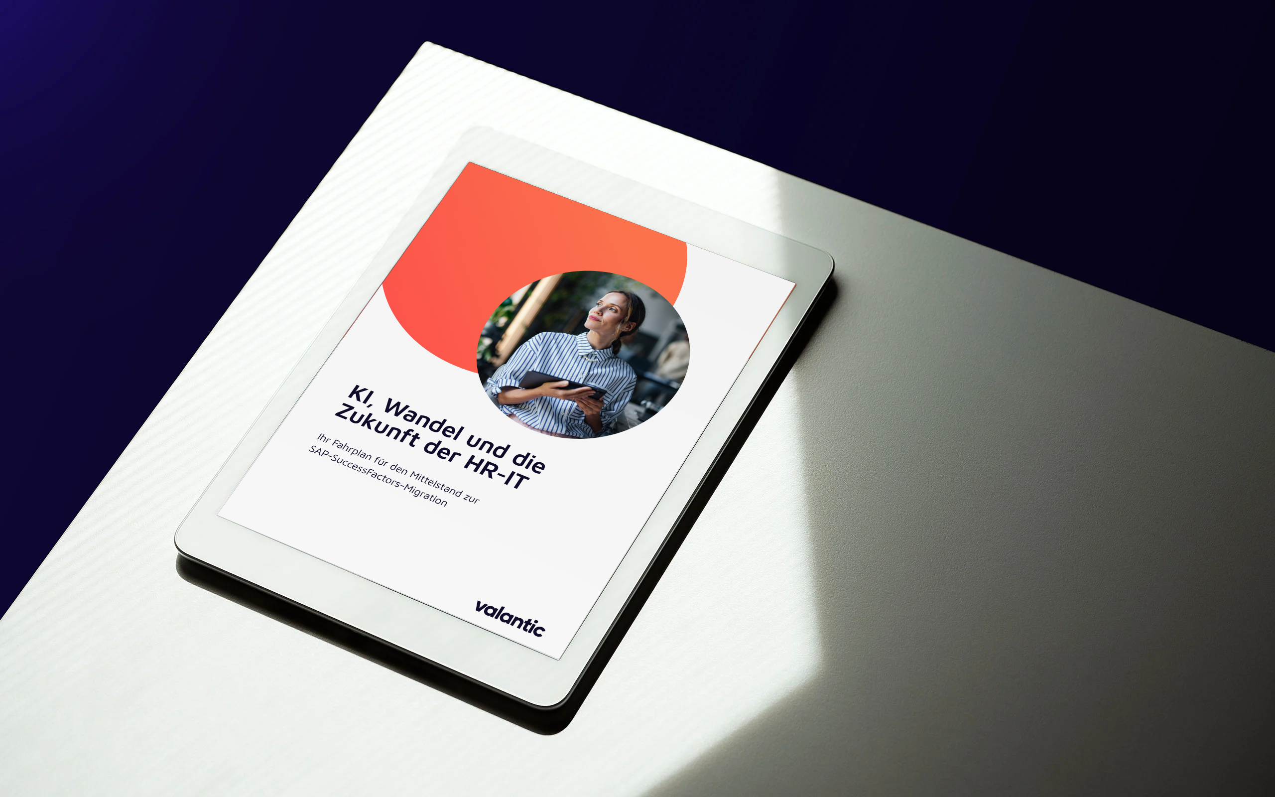 Mockup Whitepaper: KI Wandel und die Zukunft der HR IT Success Factors