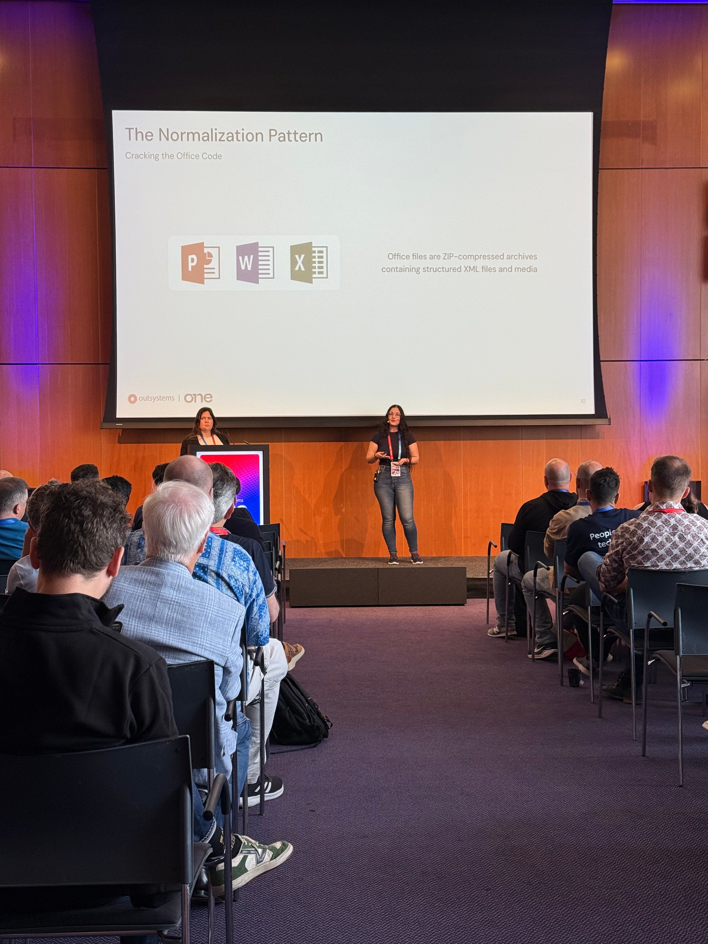 Claudia Reis and Marisa Ferreira as Speakers