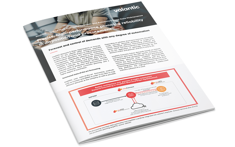 Product Sheet Forecasts And Data Maintenance With WayDDO