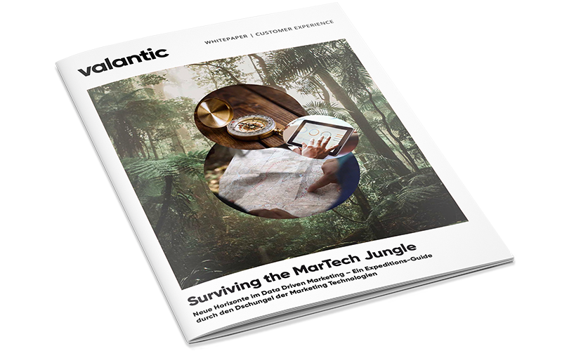 Mockup des Whitepapers Surviving the MarTech Jungle