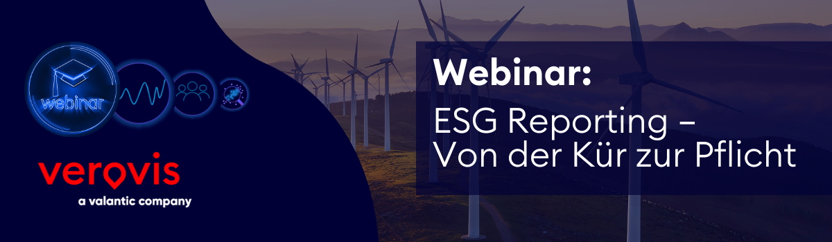 Titelbild Webinar ESG Reporting – Von der Kür zur Pflicht