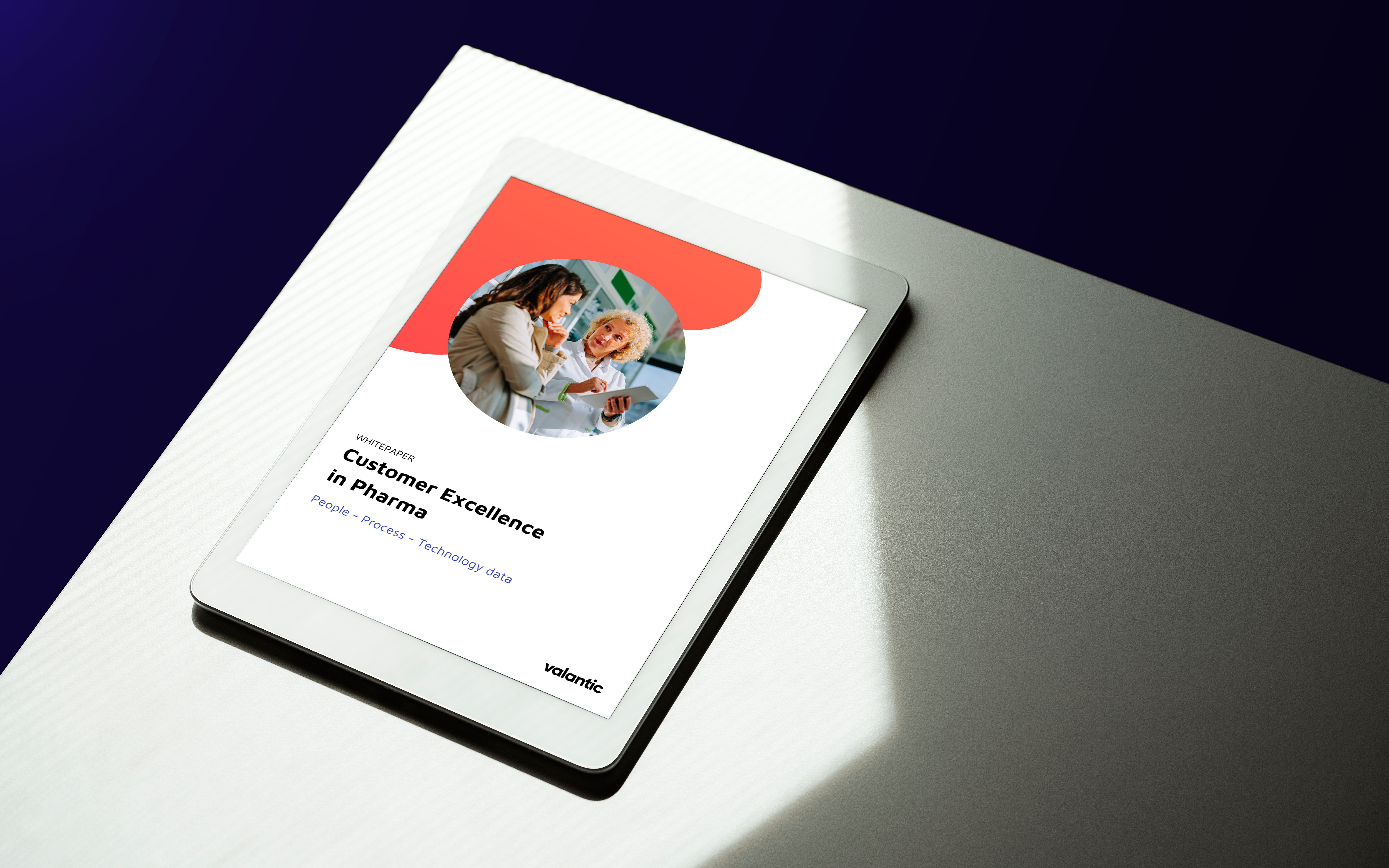 Whitepaper cover Customer Excellence in Pharma