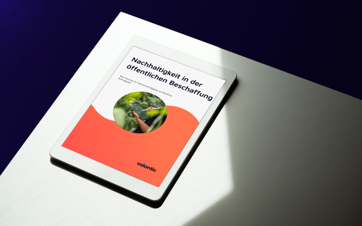 Mockup Nachhaltigkeit in der öffentlichen Beschaffung